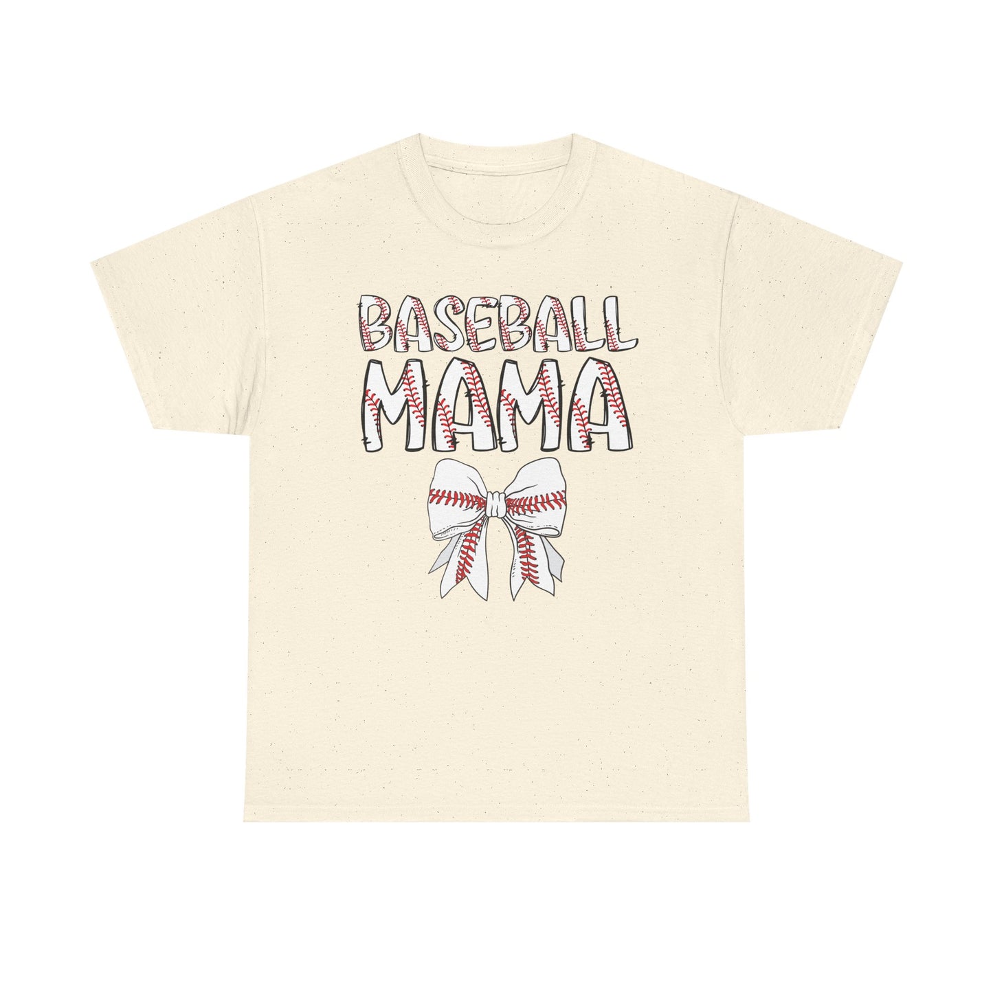 Baseball Mom Coquette Bow T-Shirt