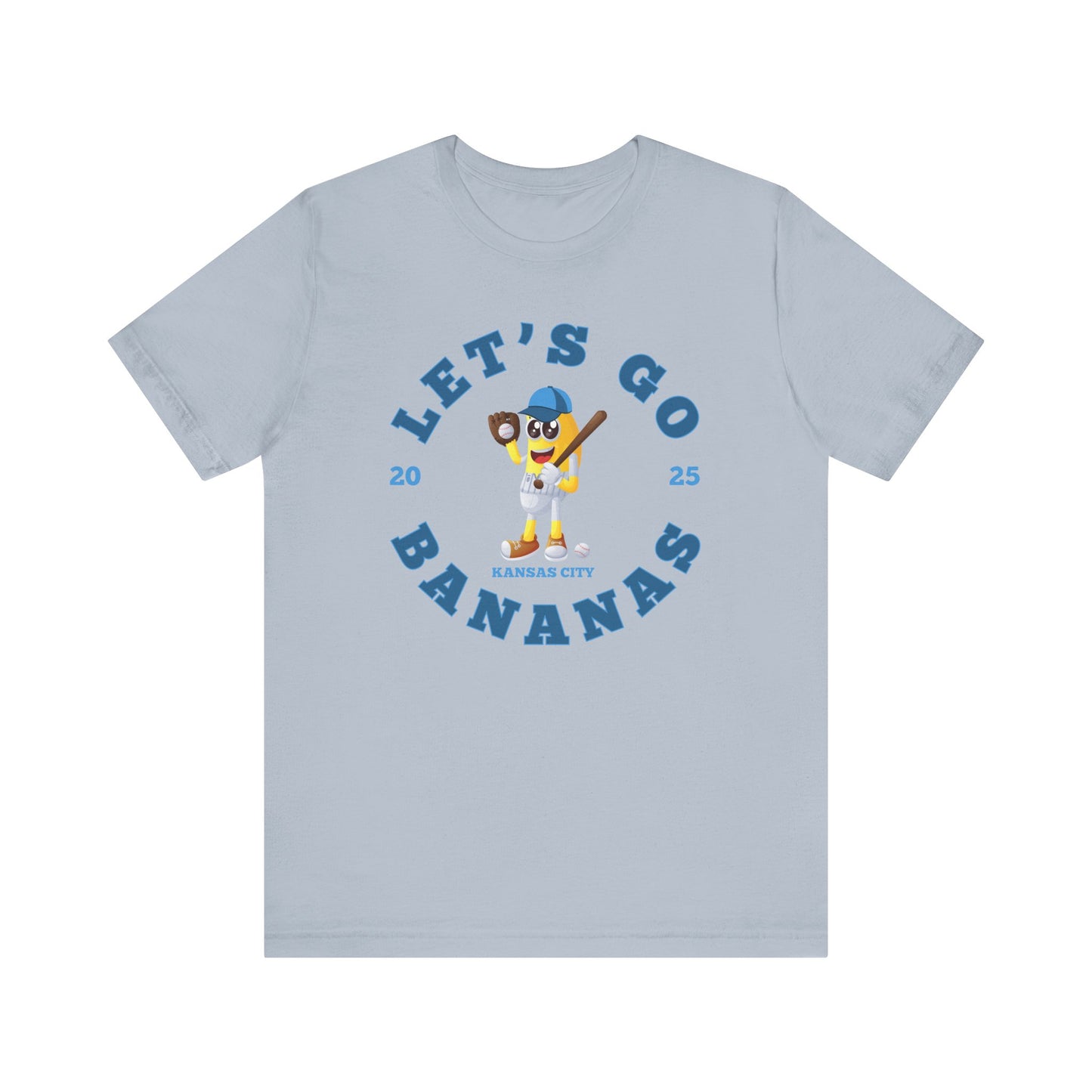 Adult 2025 Let's Go Bananas Kansas City Baseball T-shirt