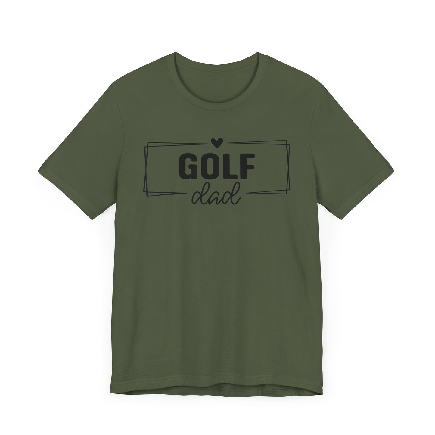 Golf Dad Heart T-shirt