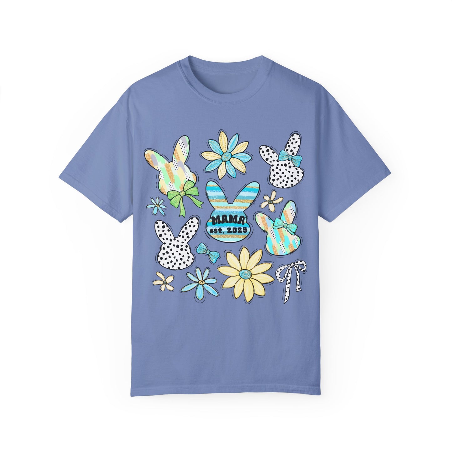 Mama Est 2025 Coquette Easter T-Shirt