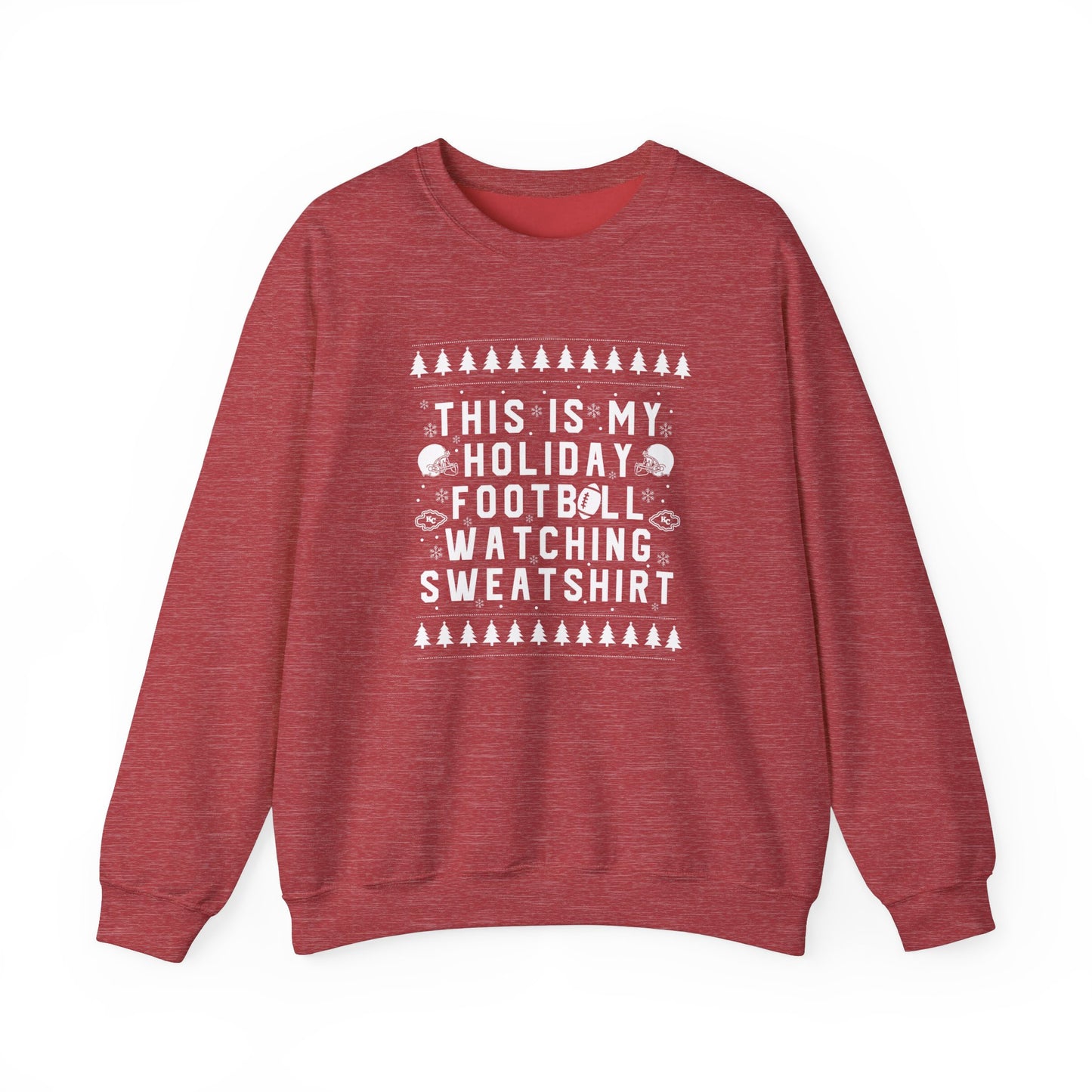 NEW Kansas City Holiday Football Sweatshirt