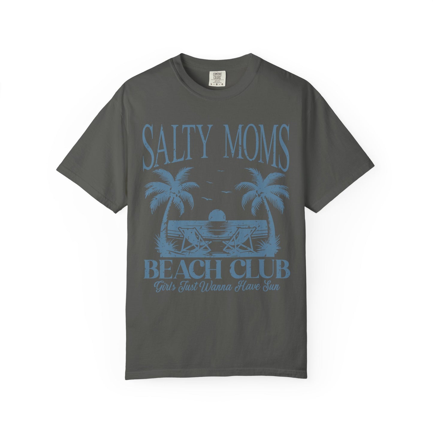 Salty Moms Beach Club T-shirt, Comfort Colors Shirt