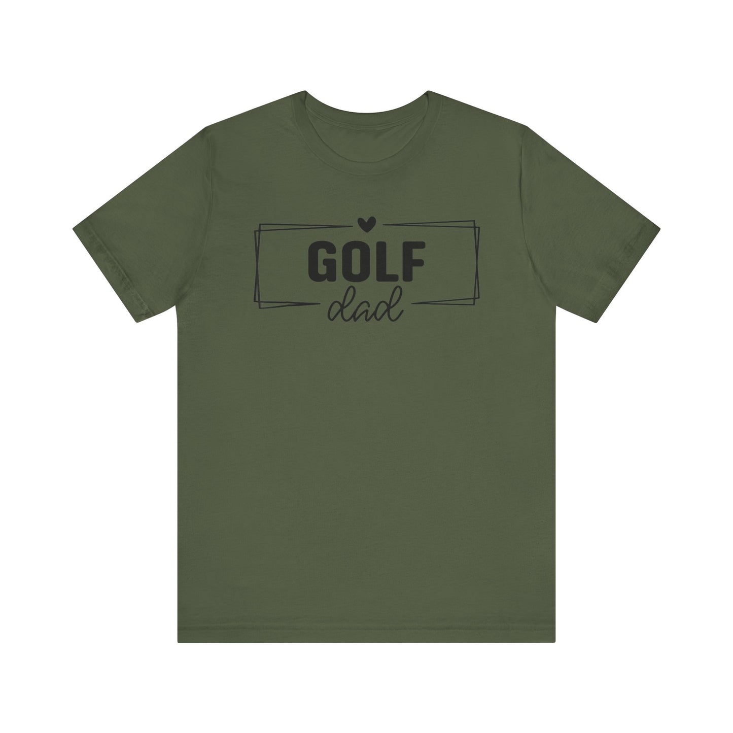 Golf Dad Heart T-shirt