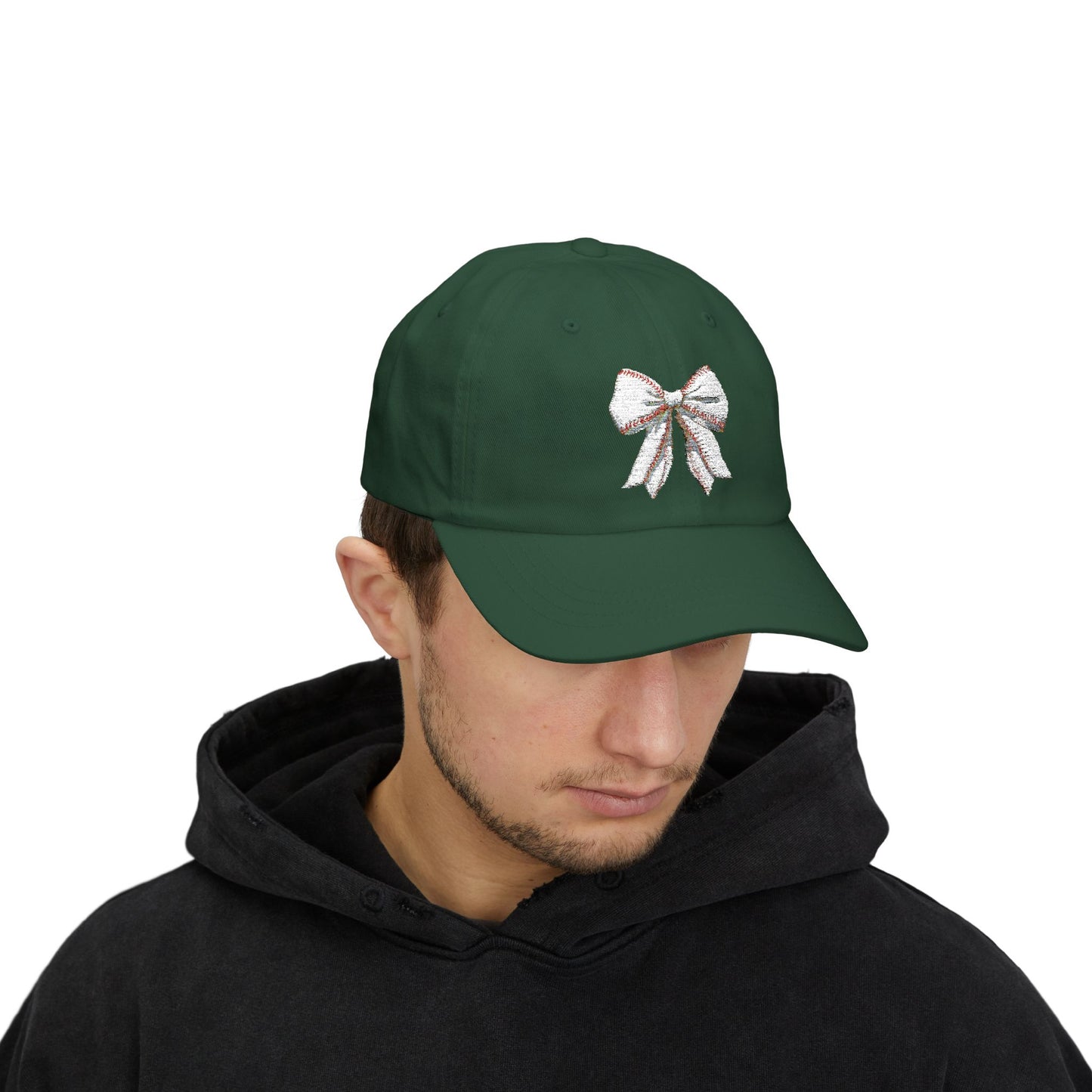 Baseball Bow Embroidered Kansas City Baseball Hat