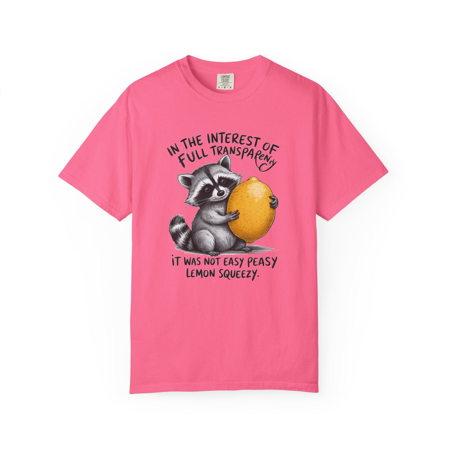 In the interest of full transparency T-shirt, Comfort Colors Shirt