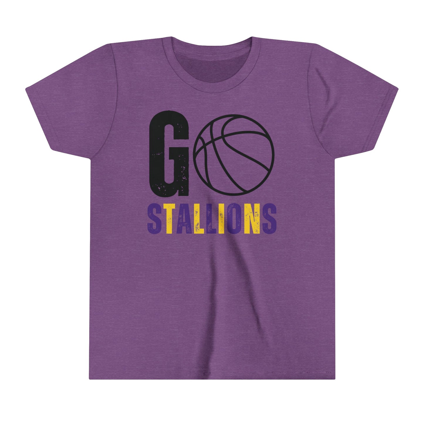 Basketball Go Stallions Youth Shirt