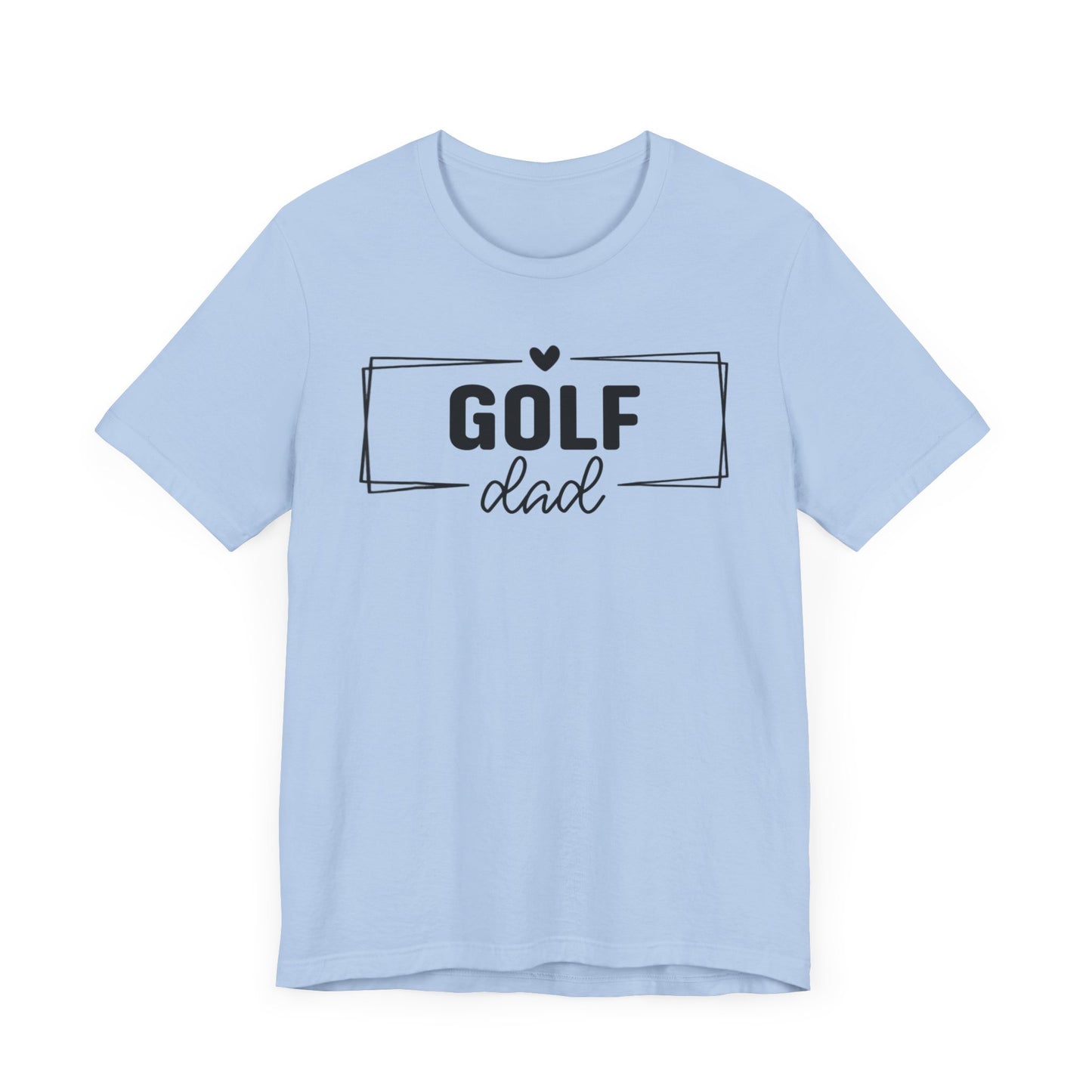 Golf Dad Heart T-shirt
