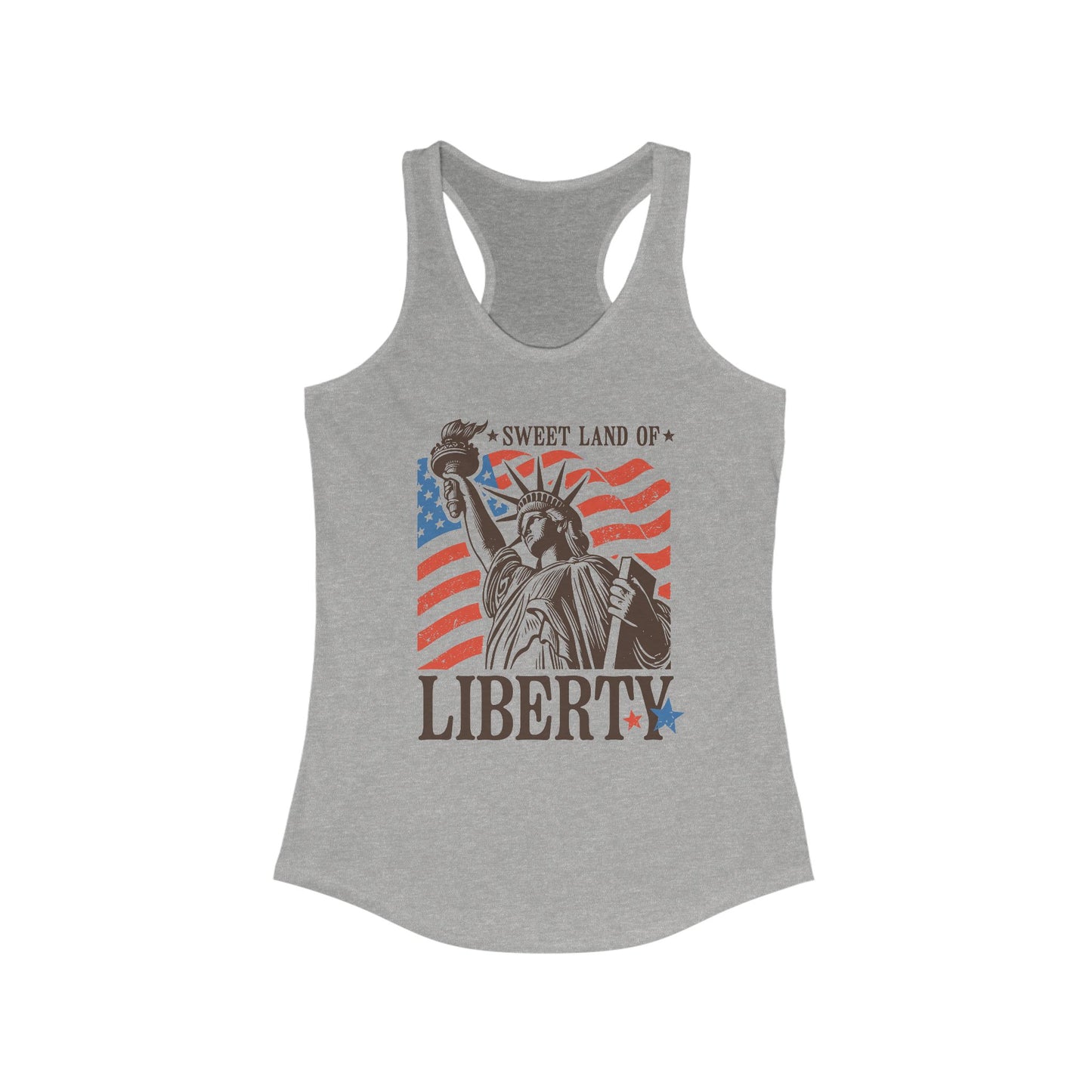 Sweet Land Of Liberty Racerback Tank Top