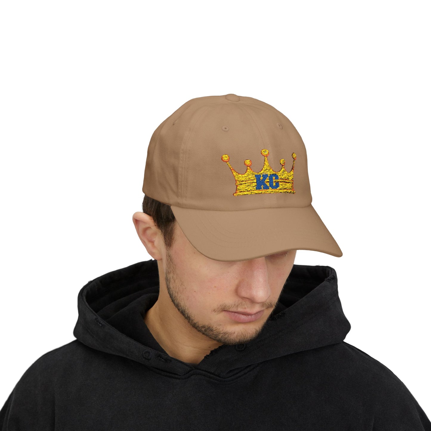 Kansas City Baseball Crown Letter Embroidered Dad Cap, Mother's Day Gift, Birthday Gift for Mom