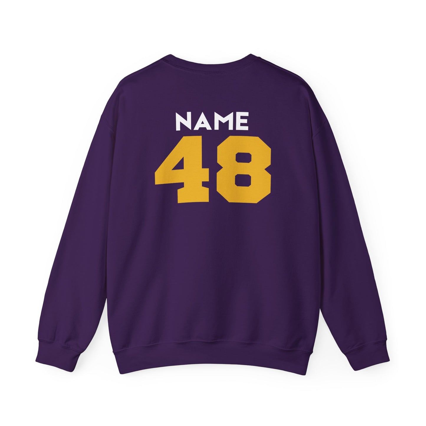 BRONCOS Adult Sweatshirt with Custom Back Name