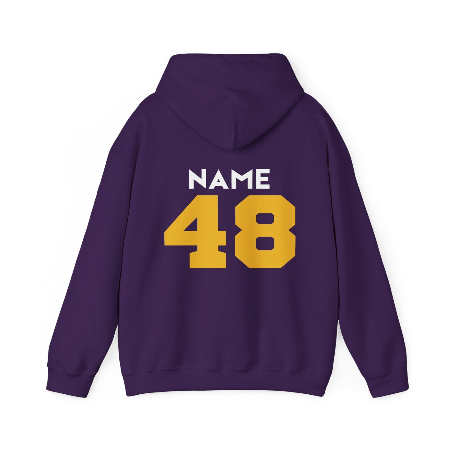 Adult Unisex Broncos Hoodie with Custom Name and Number