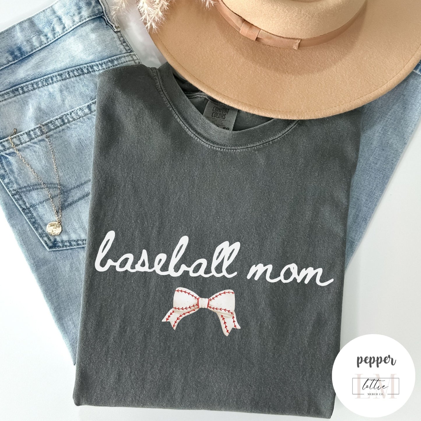 Coquette Baseball Mom T-Shirt