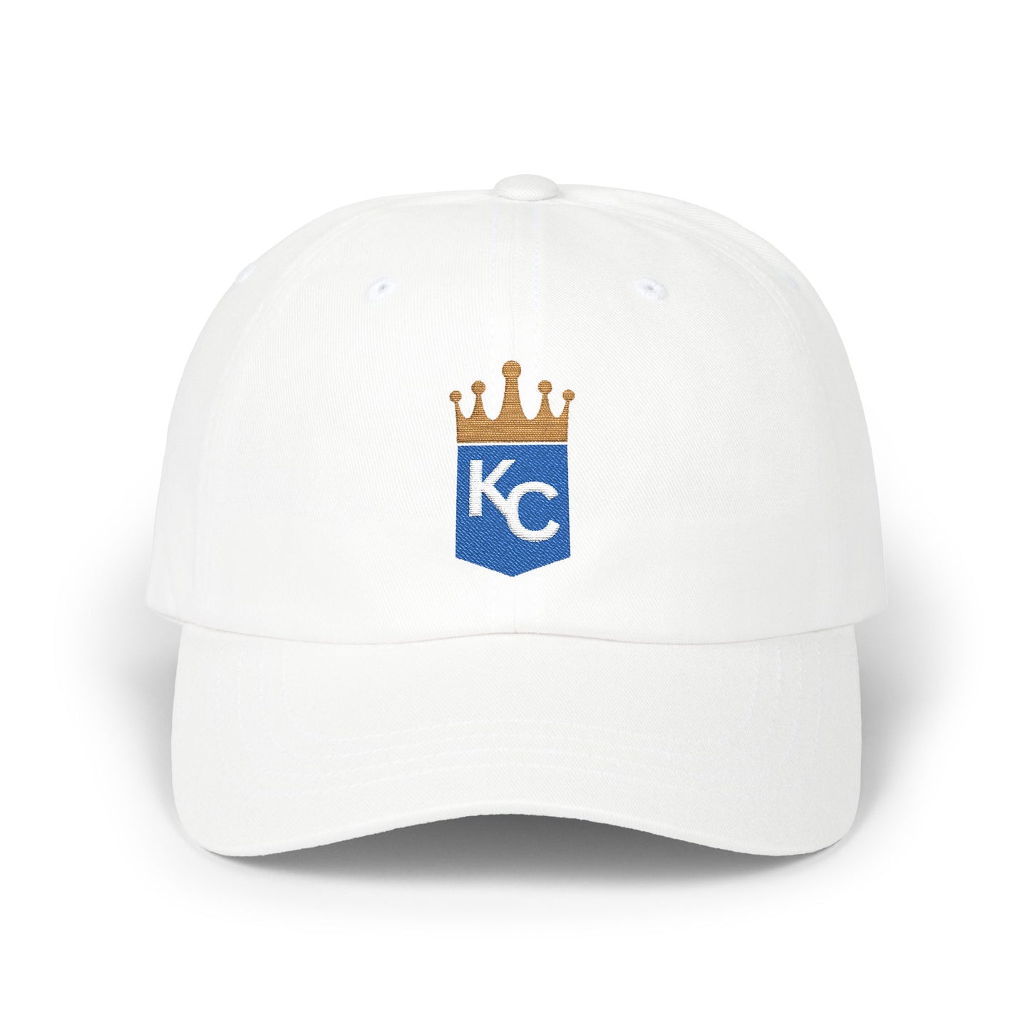 Embroidered Kansas City Crown Baseball Hat