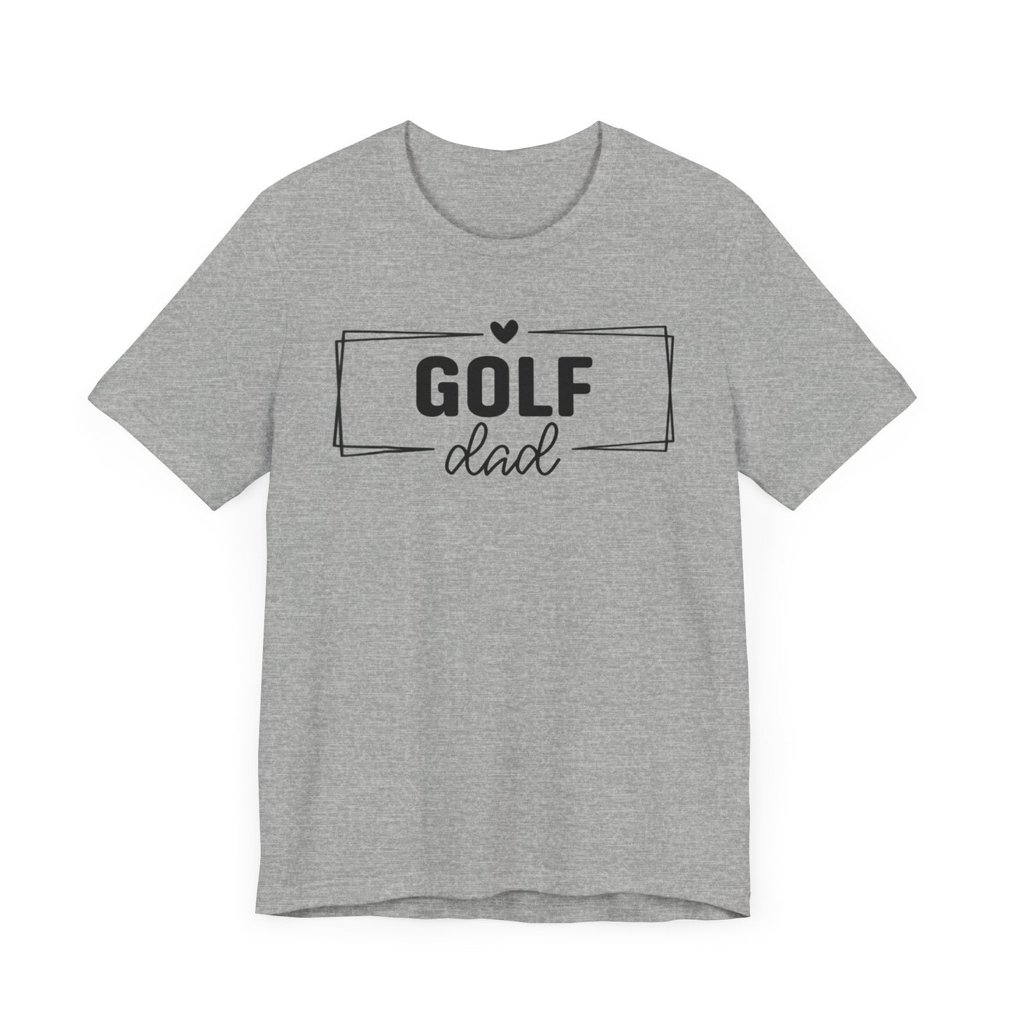 Golf Dad Heart T-shirt