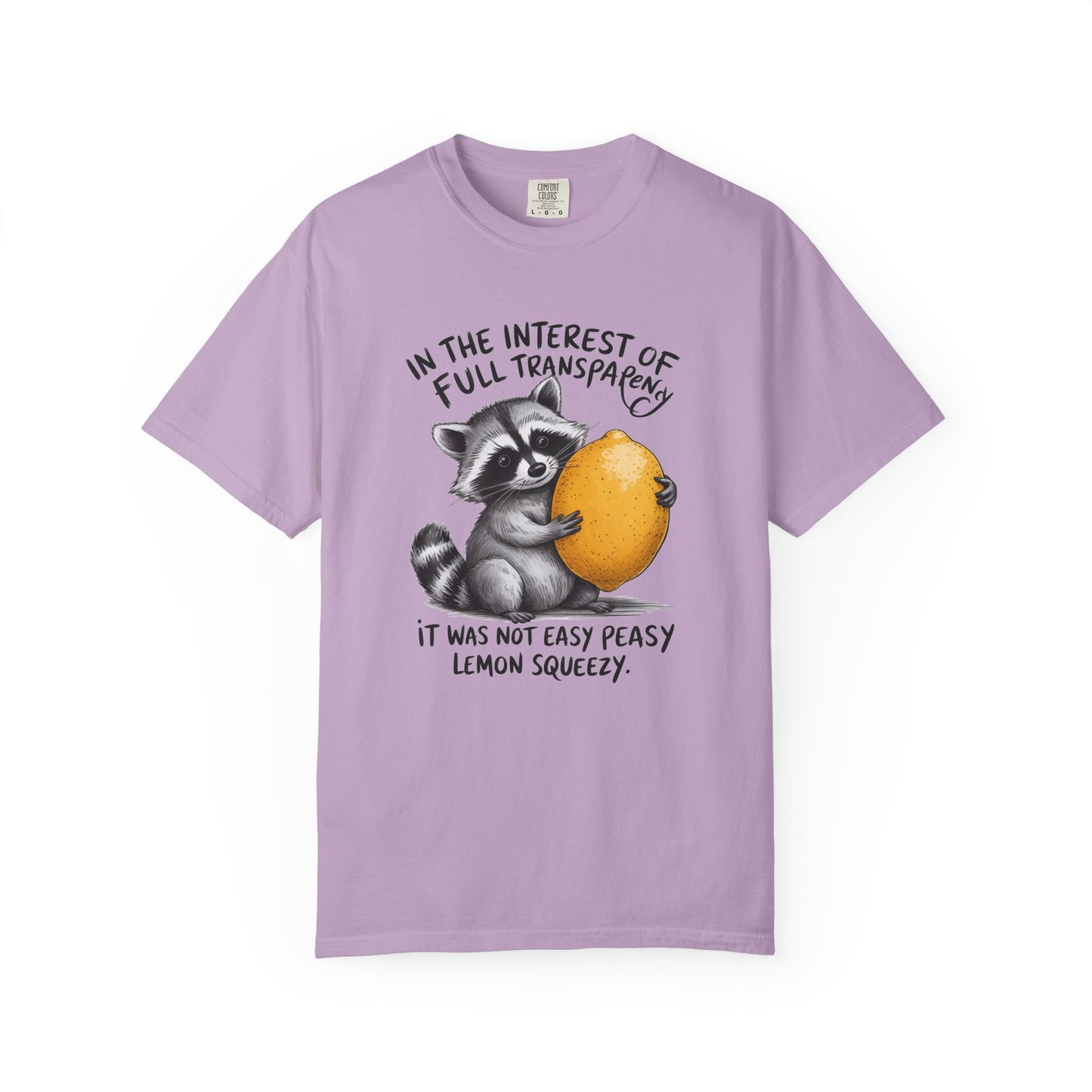 In the interest of full transparency T-shirt, Comfort Colors Shirt
