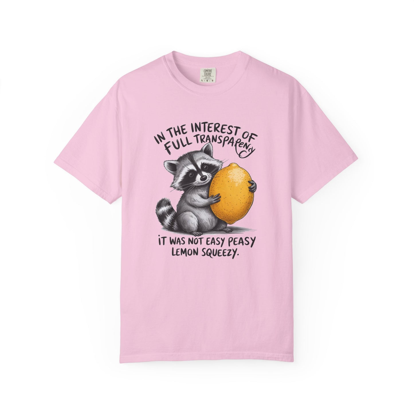 In the interest of full transparency T-shirt, Comfort Colors Shirt