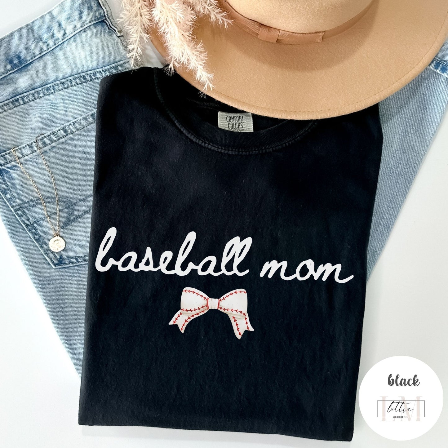 Coquette Baseball Mom T-Shirt