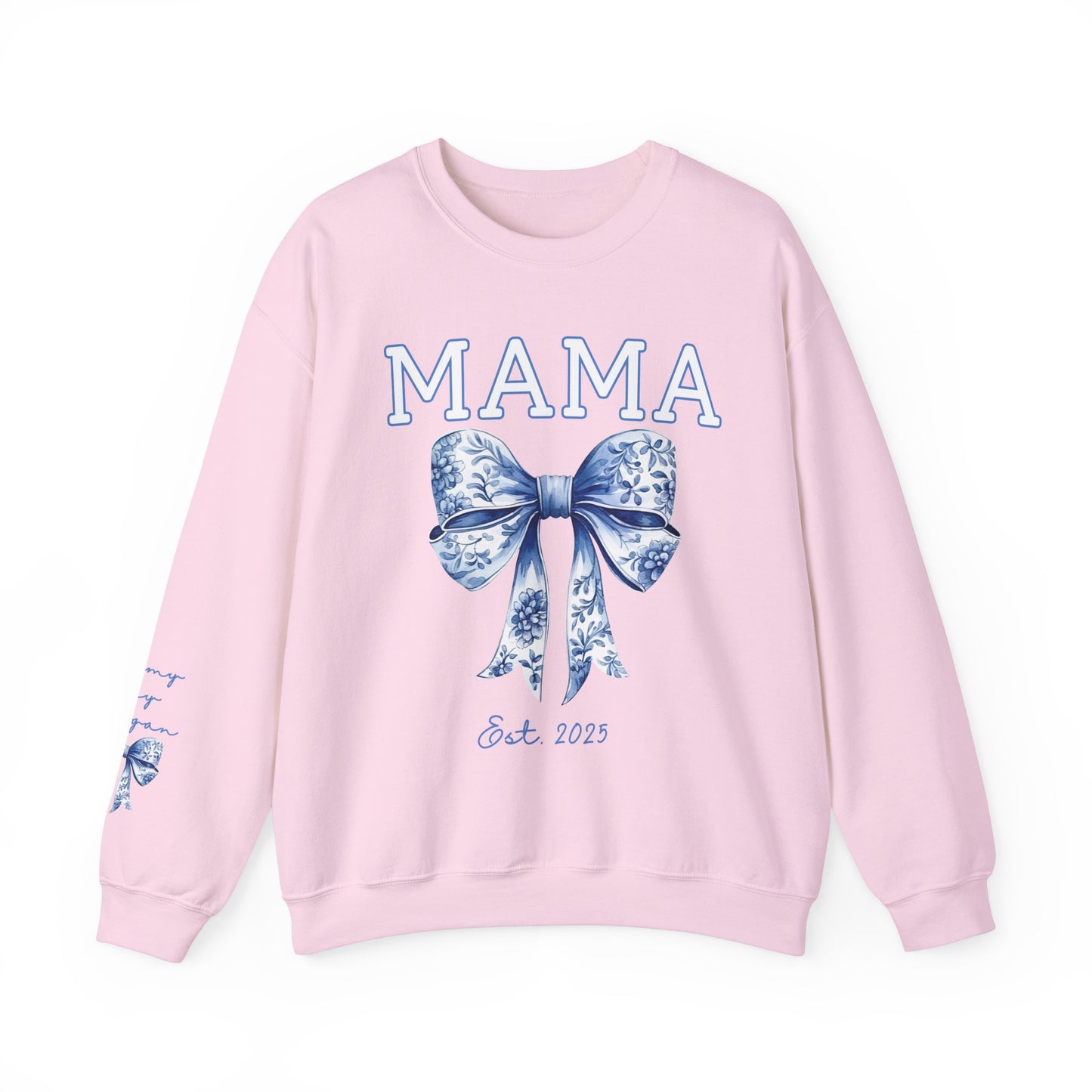 Personalized Toile Coquette Mama Sweatshirt