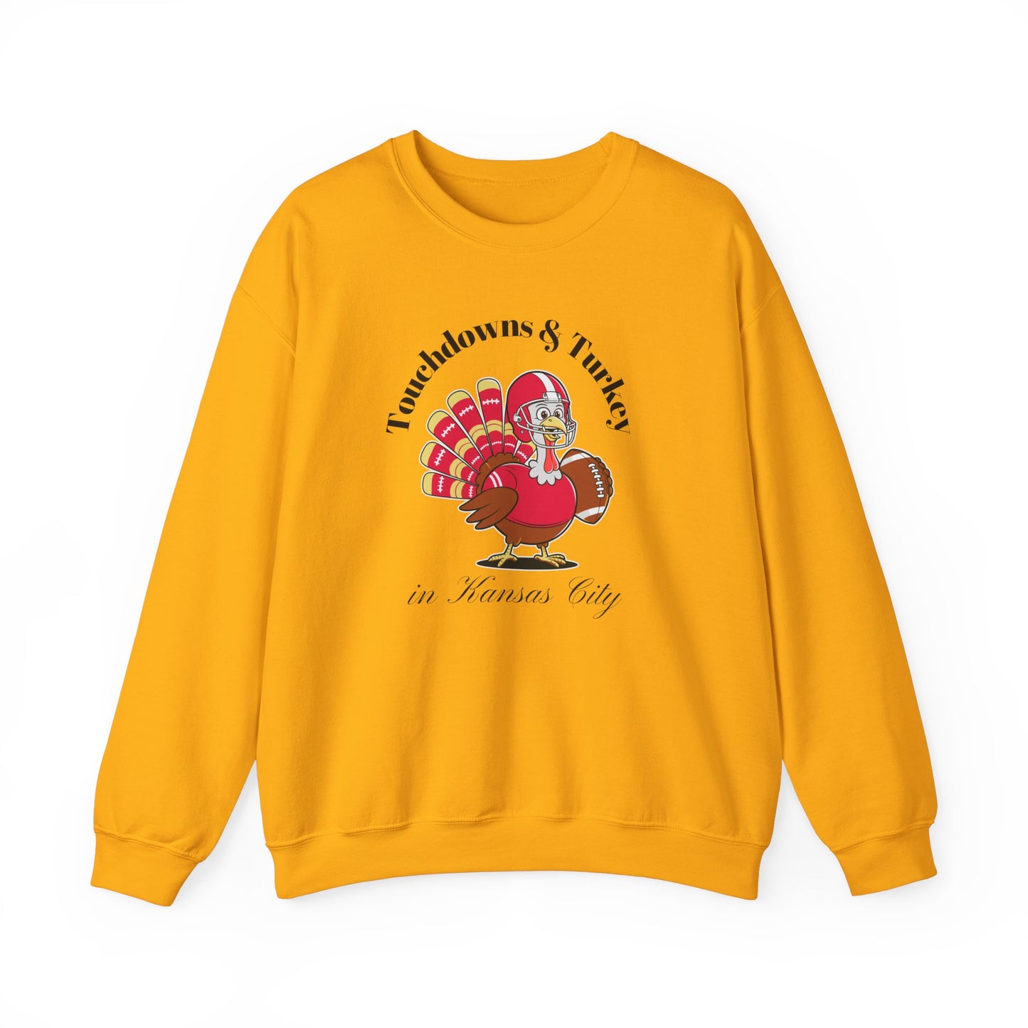 NEW Kansas City Touchdowns & Turkey Sweatshirt