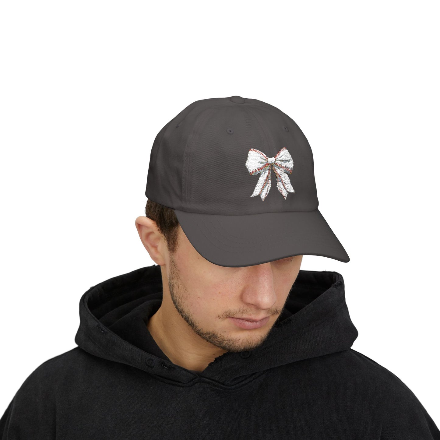 Baseball Bow Embroidered Kansas City Baseball Hat