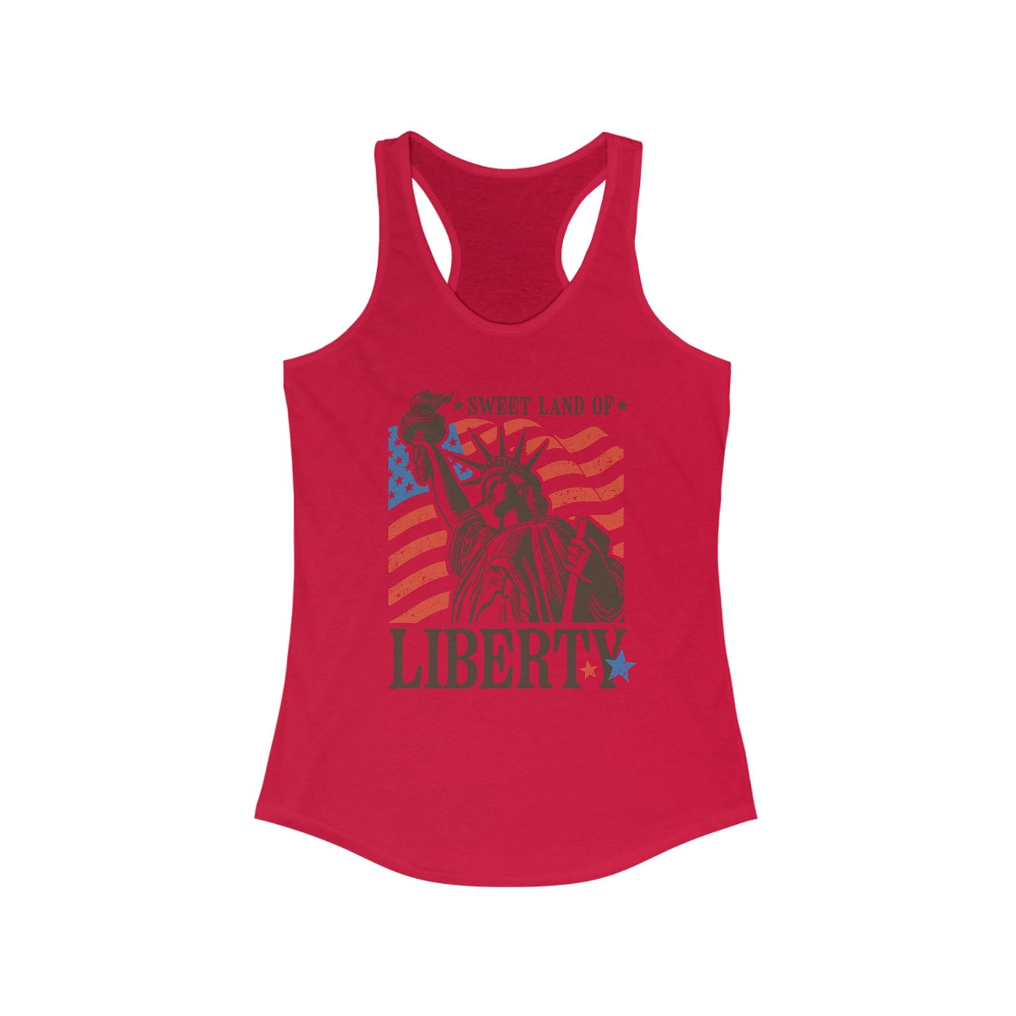Sweet Land Of Liberty Racerback Tank Top