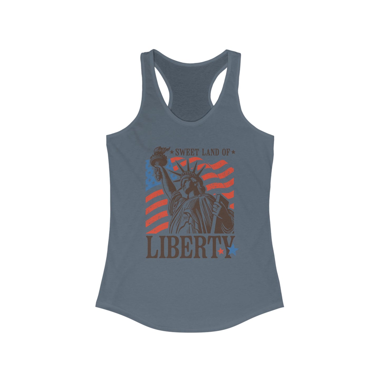 Sweet Land Of Liberty Racerback Tank Top