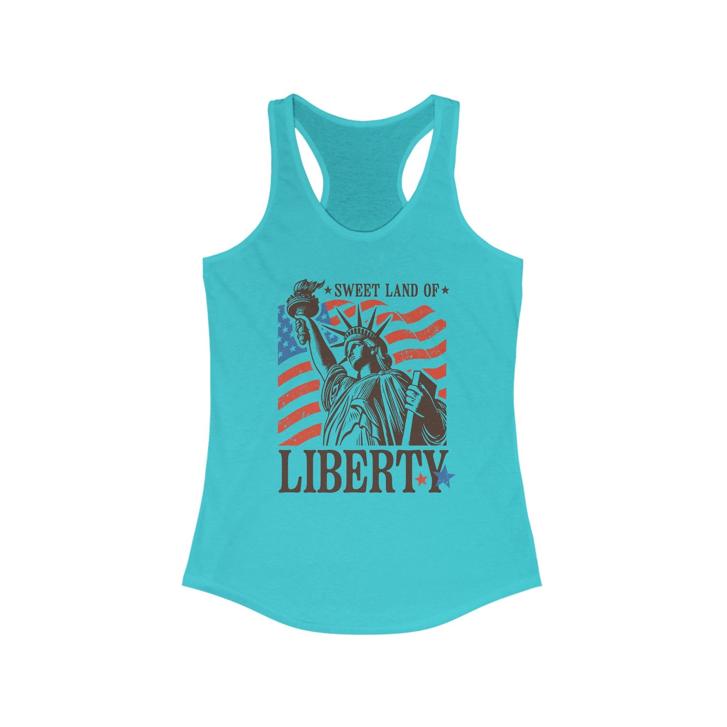 Sweet Land Of Liberty Racerback Tank Top