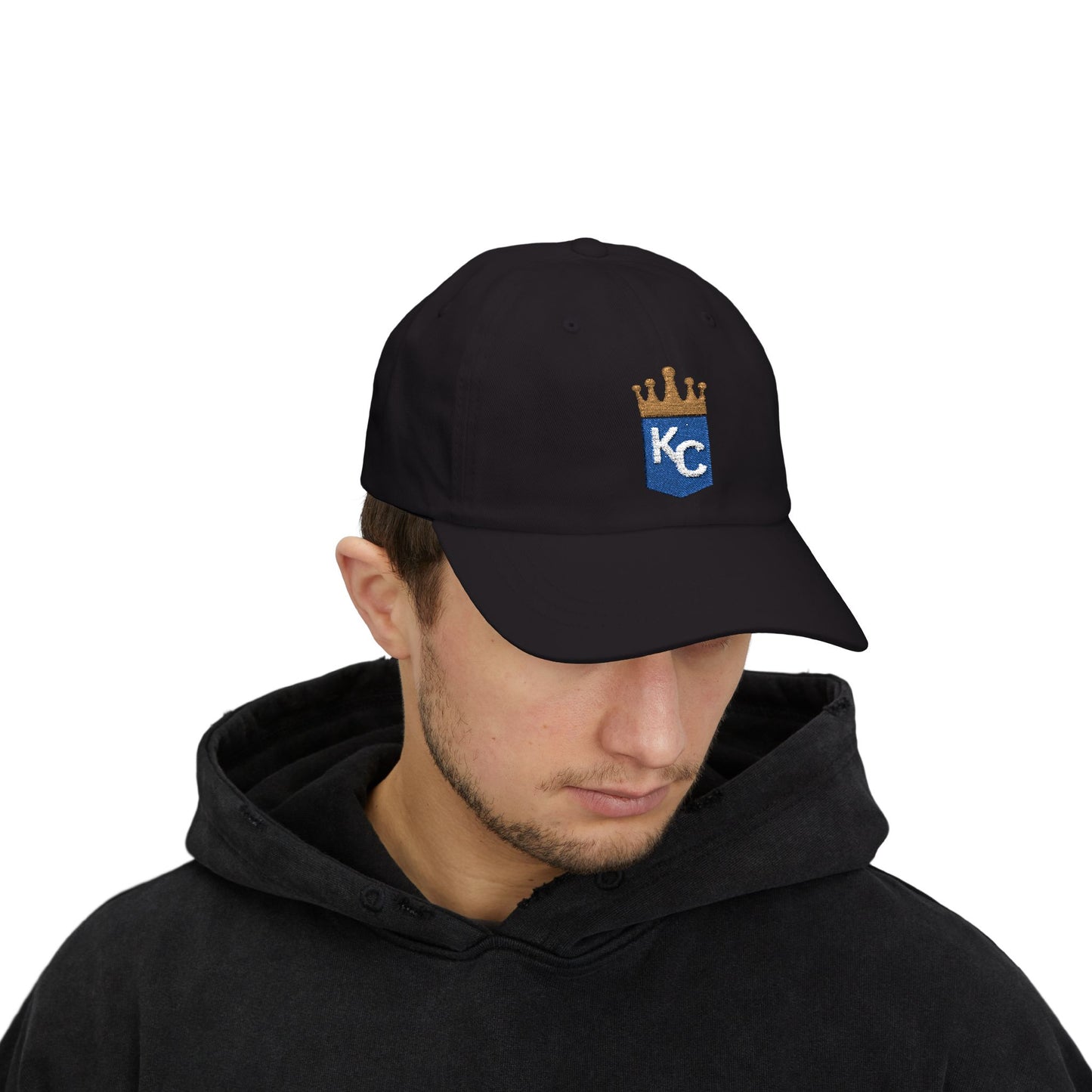 Embroidered Kansas City Crown Baseball Hat