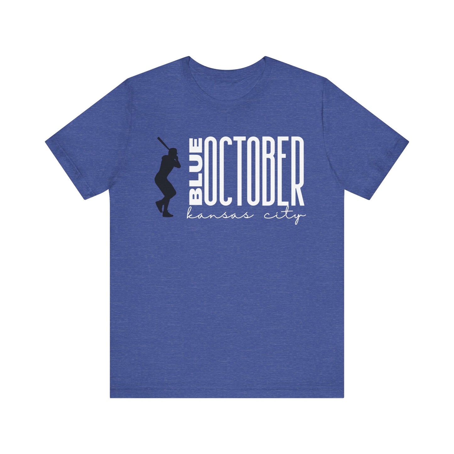 Kansas City Baseball Blue October Tee - Adult