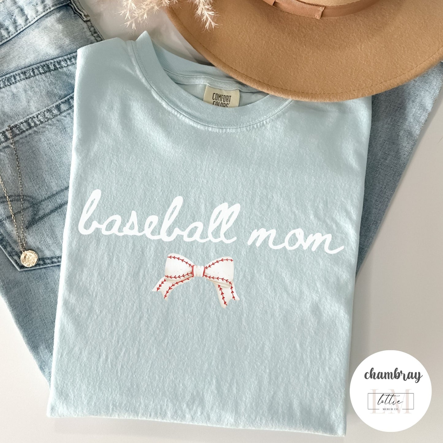 Coquette Baseball Mom T-Shirt