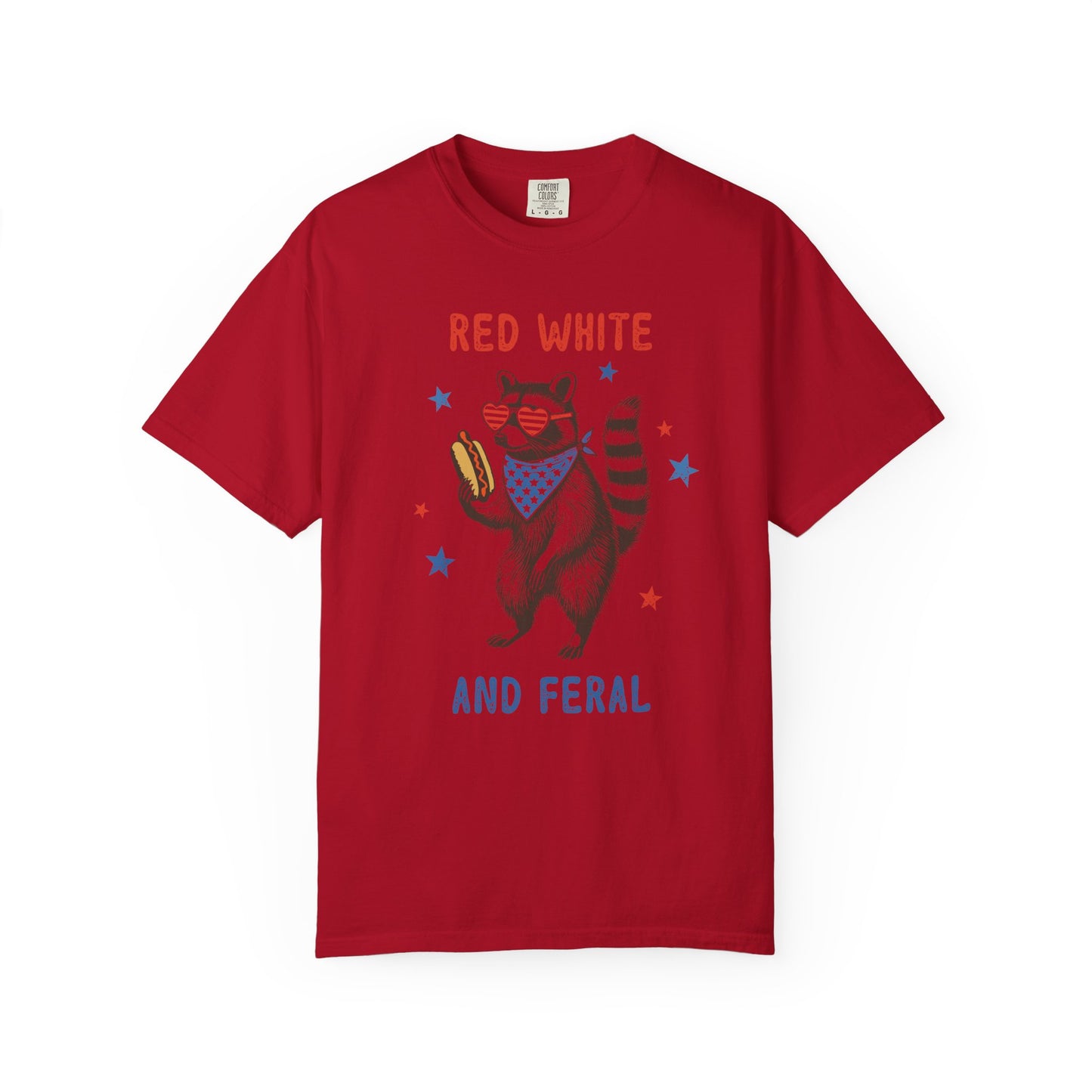 Red White And Feral T-Shirt