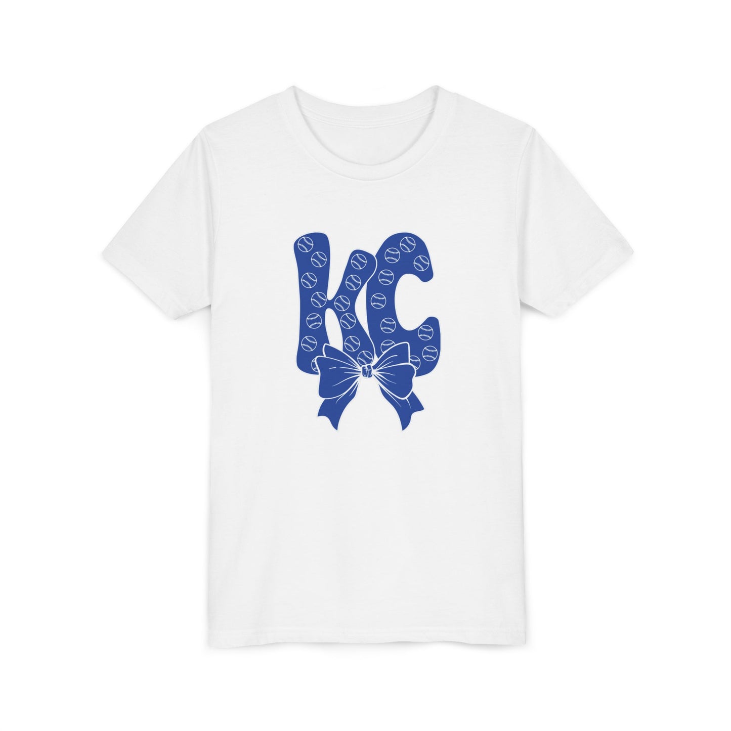 Kids Youth Bubble Letter Kansas City Baseball T-shirt