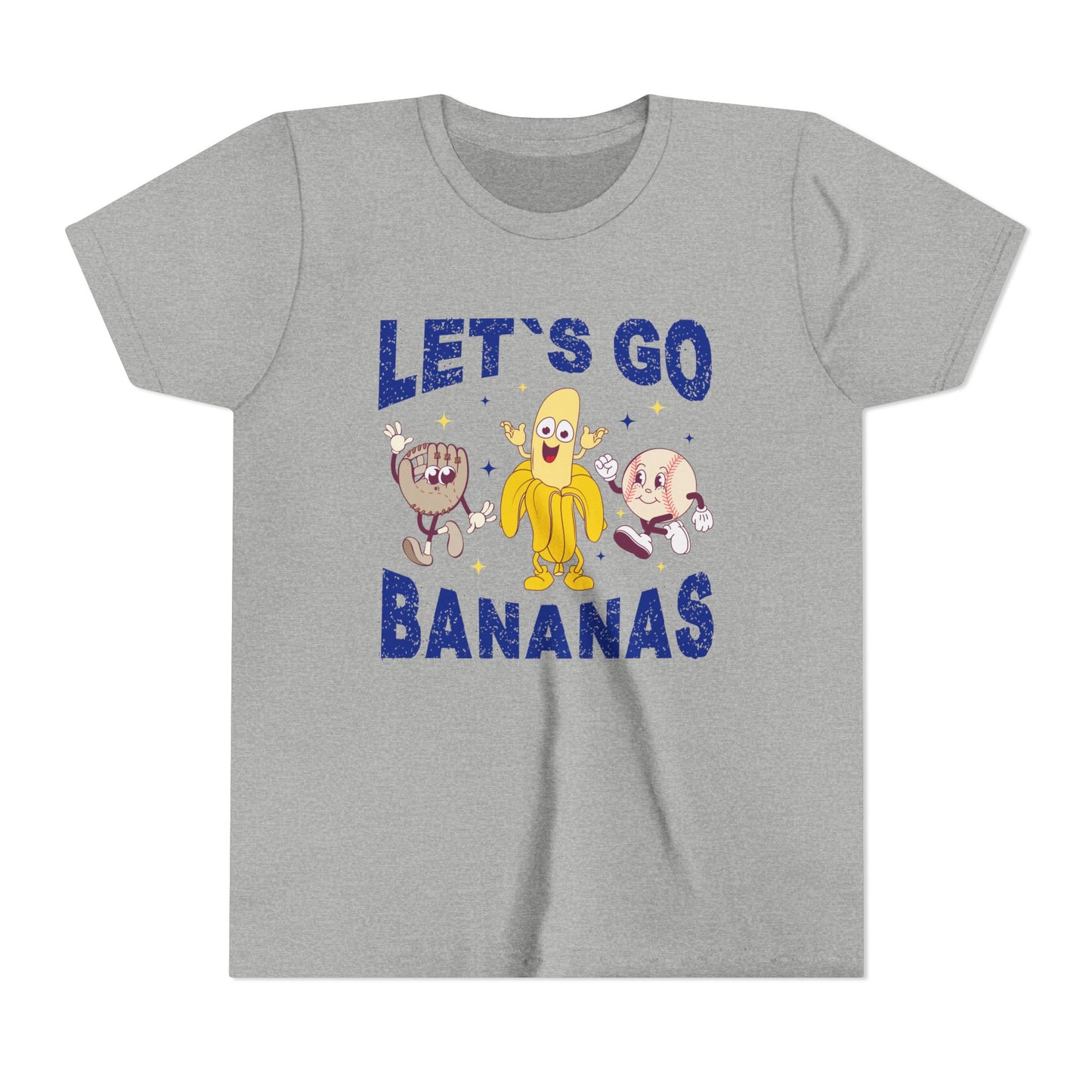 Kids Youth Let's Go Bananas Kansas City Baseball T-shirt