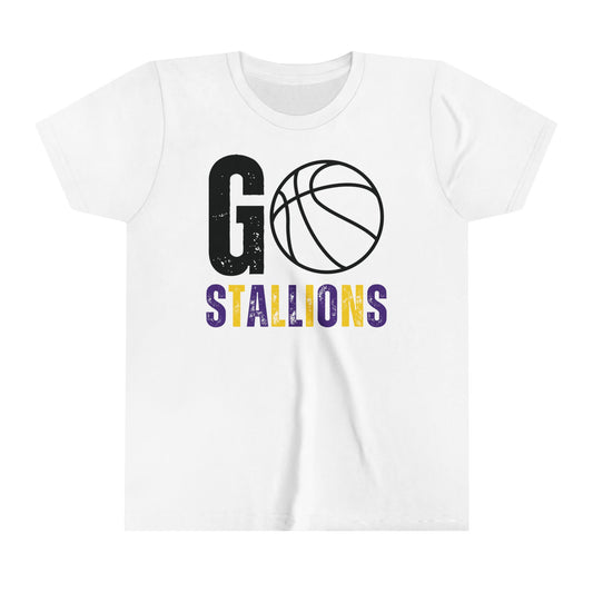 Basketball Go Stallions Youth Shirt