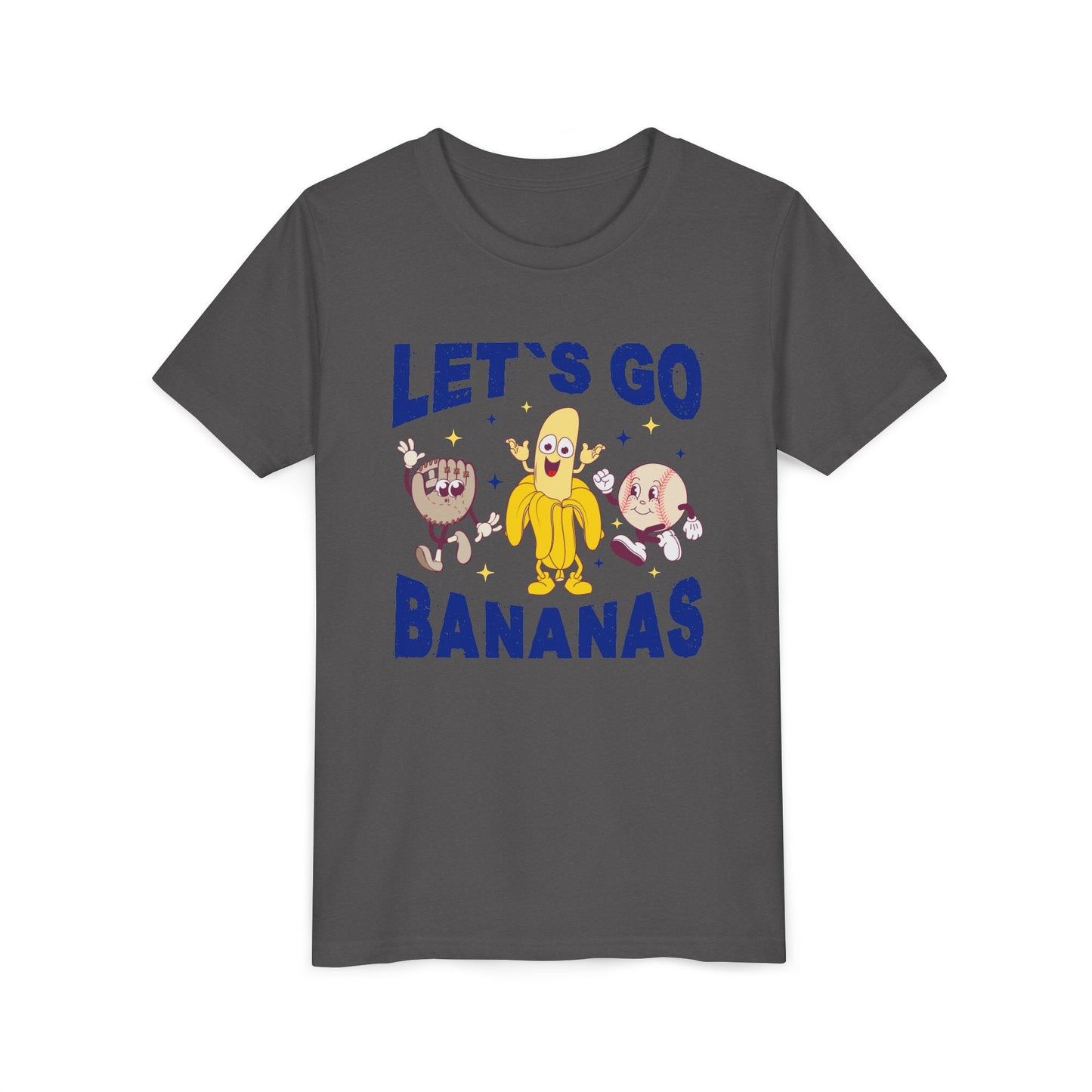 Kids Youth Let's Go Bananas Kansas City Baseball T-shirt