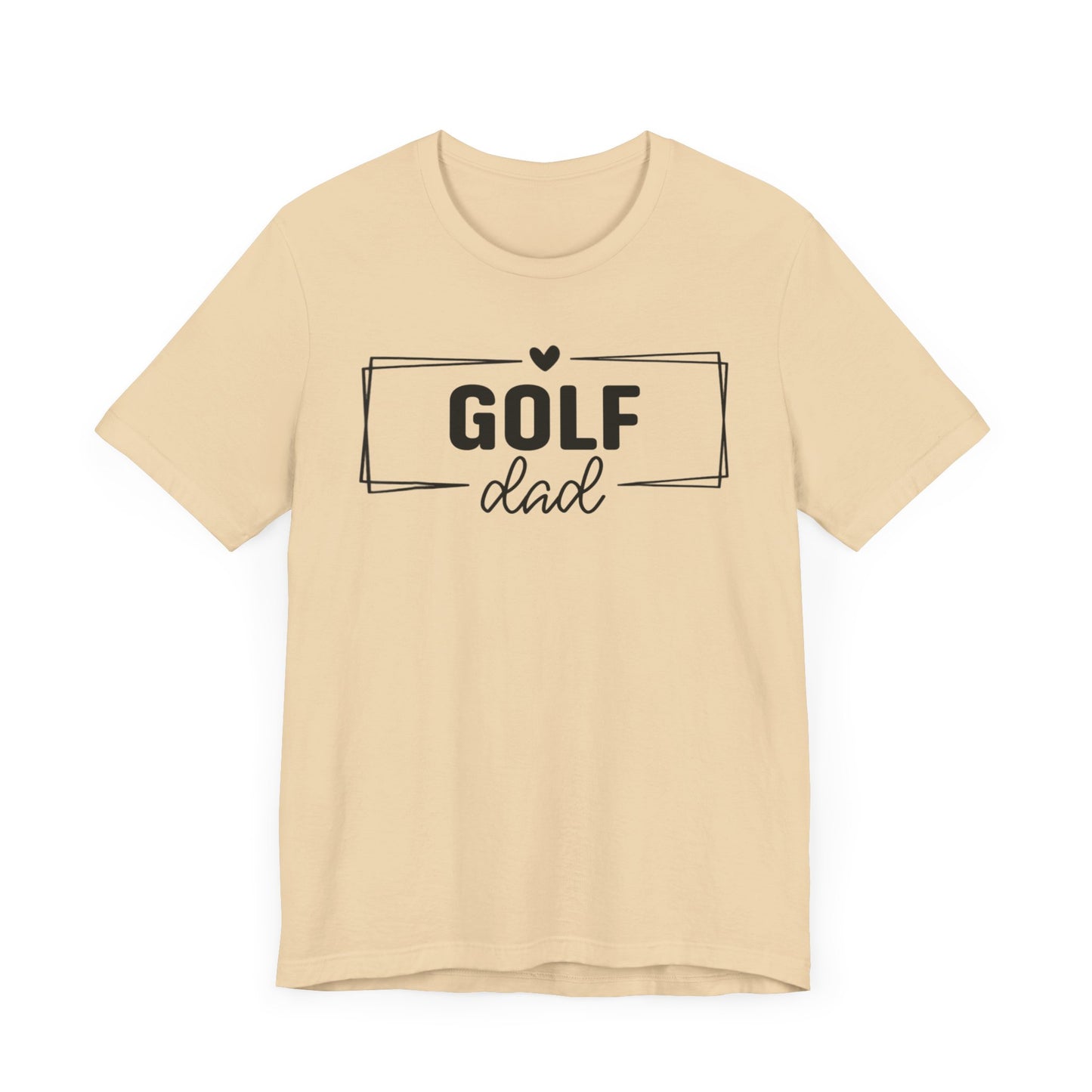 Golf Dad Heart T-shirt