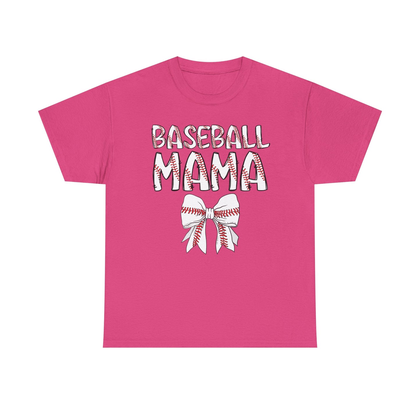 Baseball Mom Coquette Bow T-Shirt