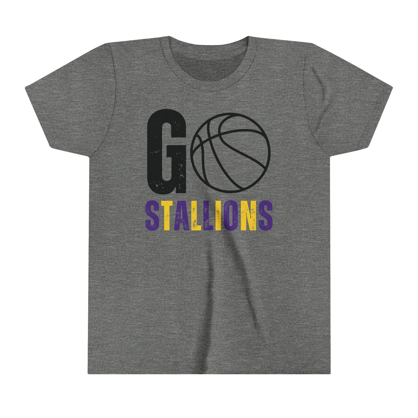 Basketball Go Stallions Youth Shirt