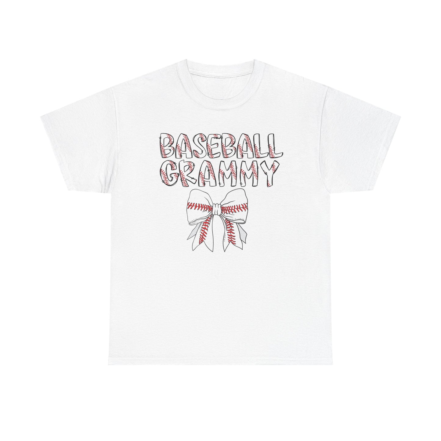 Baseball Grammy Coquette Bow T-Shirt