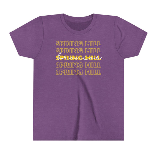 Yellow Springhill Broncos Youth Shirt