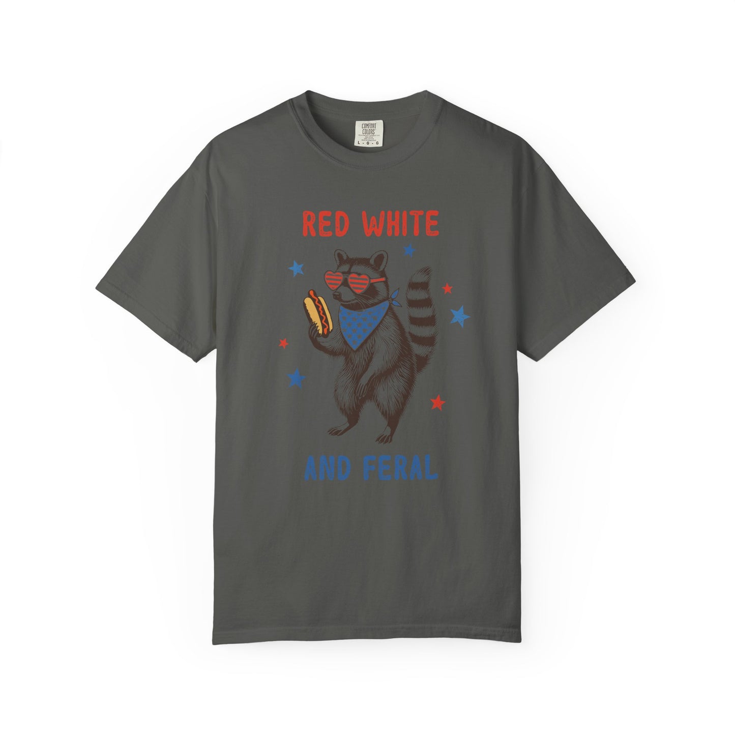 Red White And Feral T-Shirt