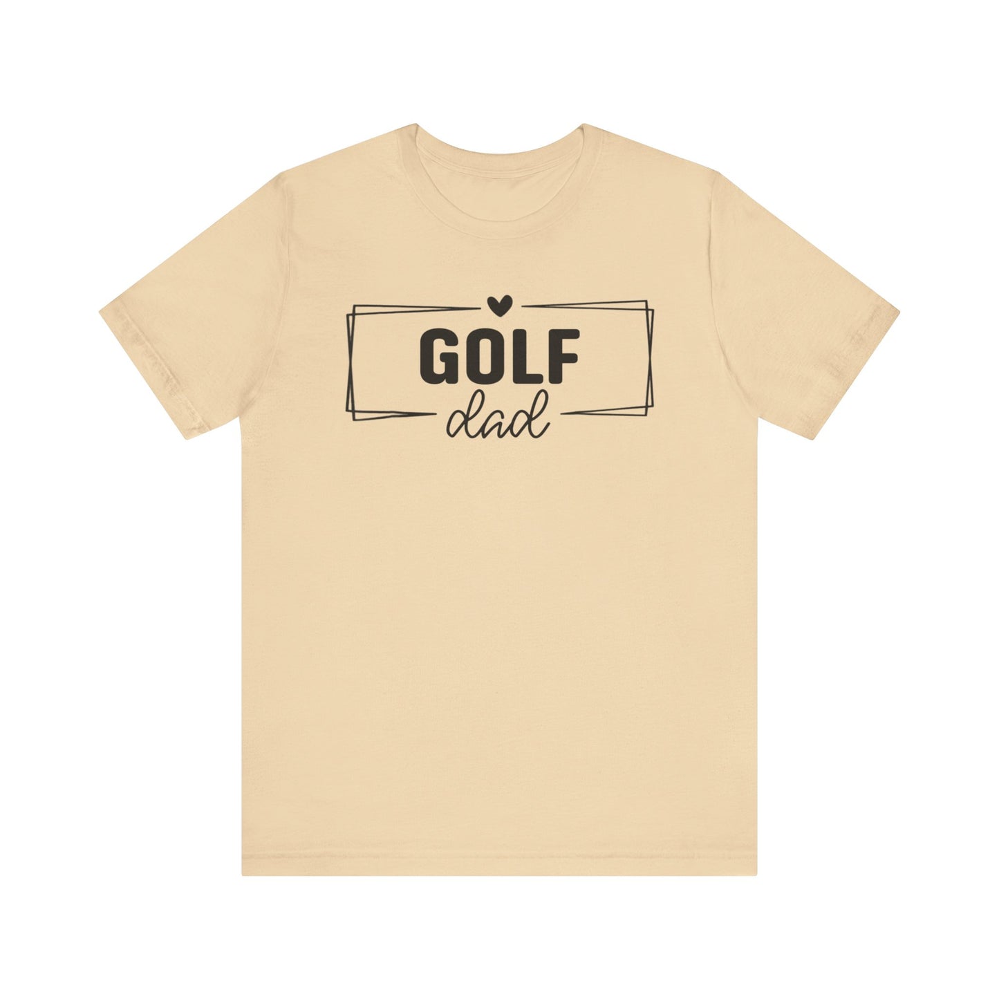 Golf Dad Heart T-shirt