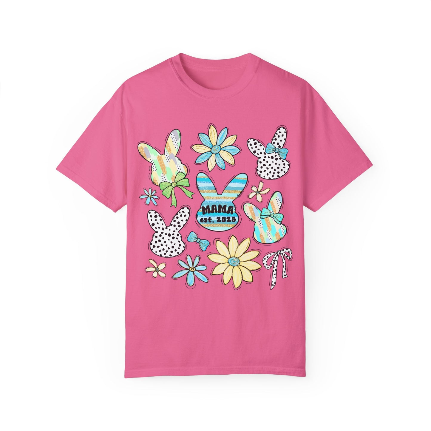 Mama Est 2025 Coquette Easter T-Shirt
