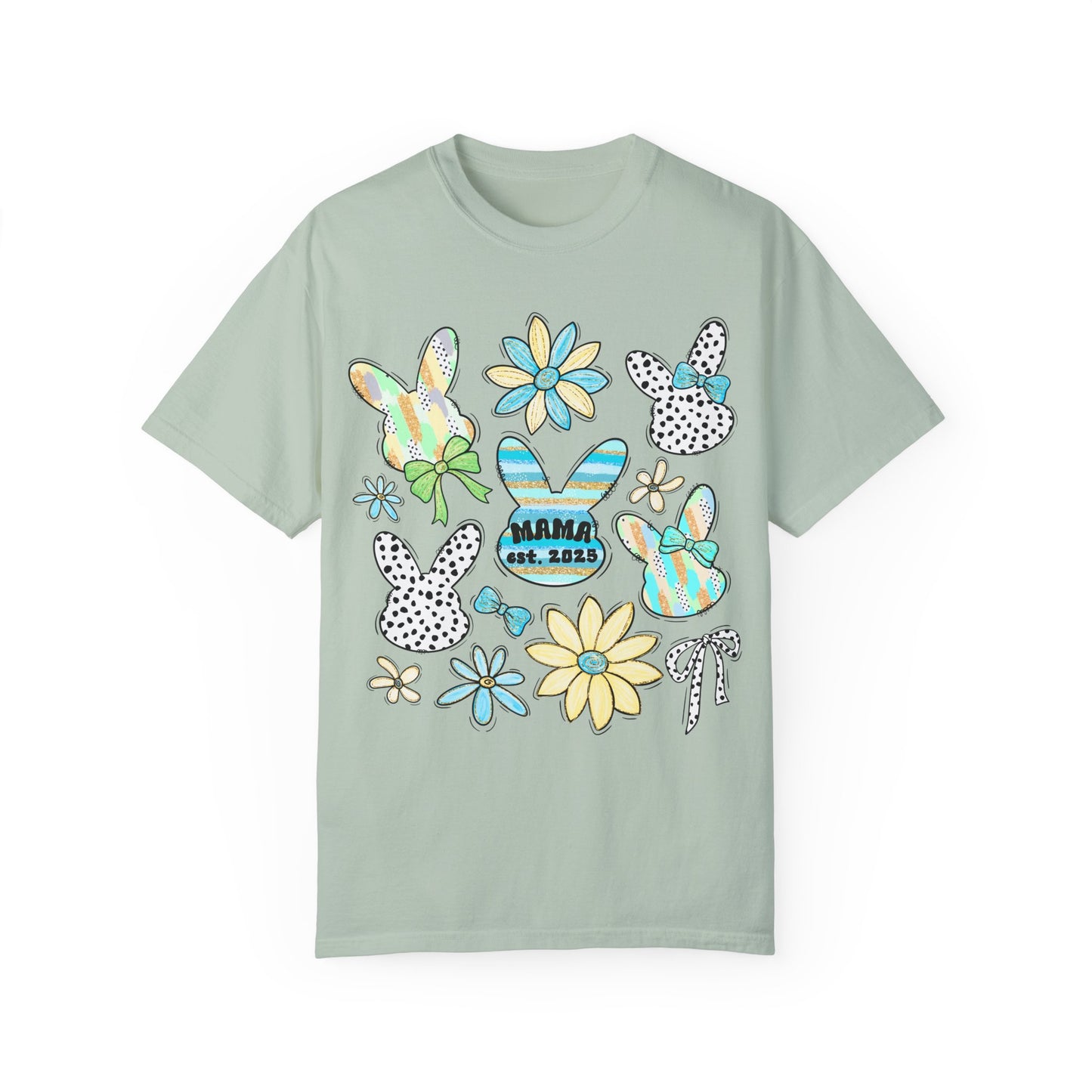 Mama Est 2025 Coquette Easter T-Shirt