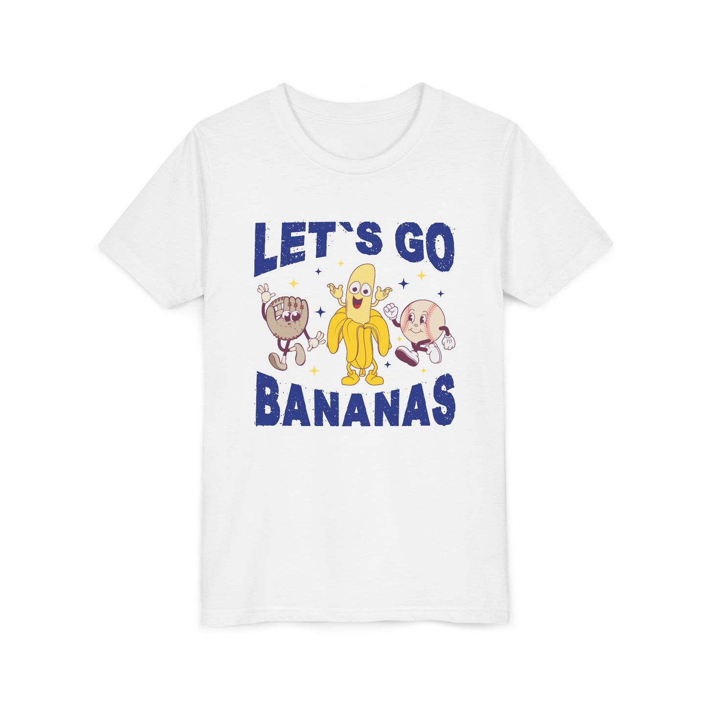 Kids Youth Let's Go Bananas Kansas City Baseball T-shirt