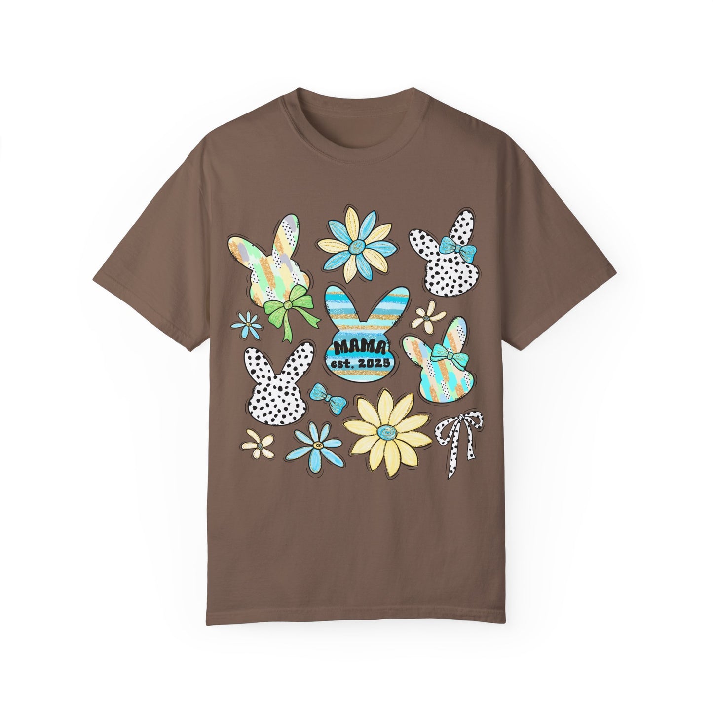Mama Est 2025 Coquette Easter T-Shirt