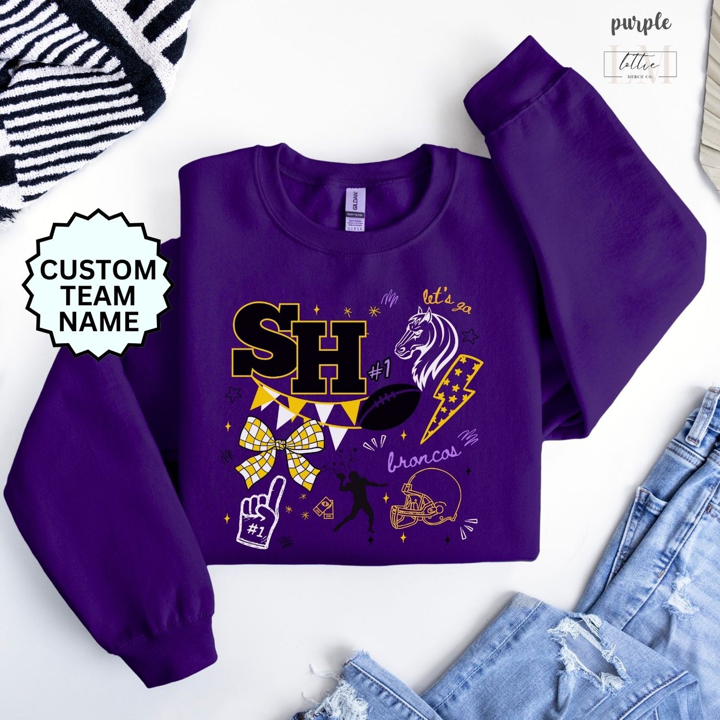 Sprint Hill Doodle Adult Sweatshirt