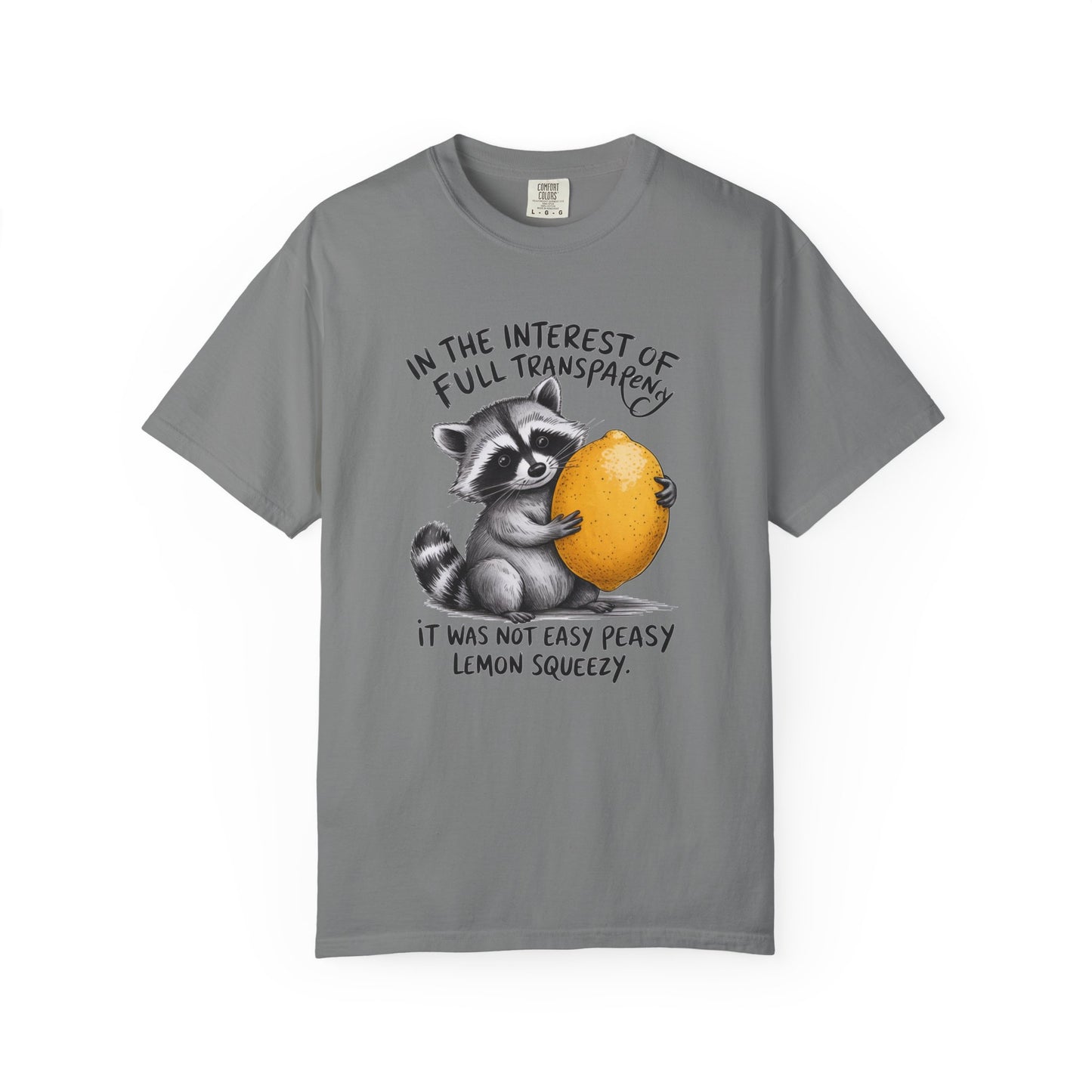 In the interest of full transparency T-shirt, Comfort Colors Shirt