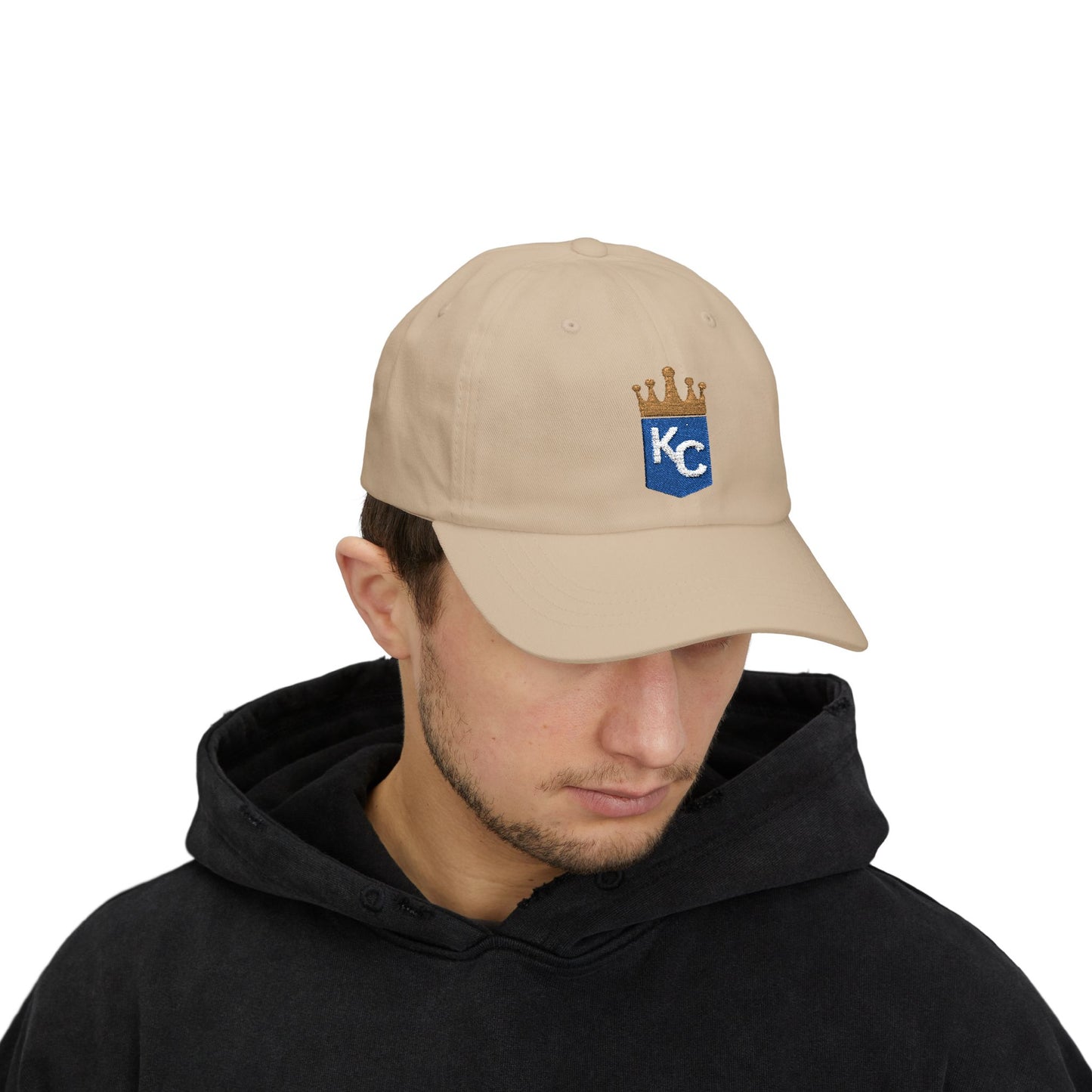 Embroidered Kansas City Crown Baseball Hat