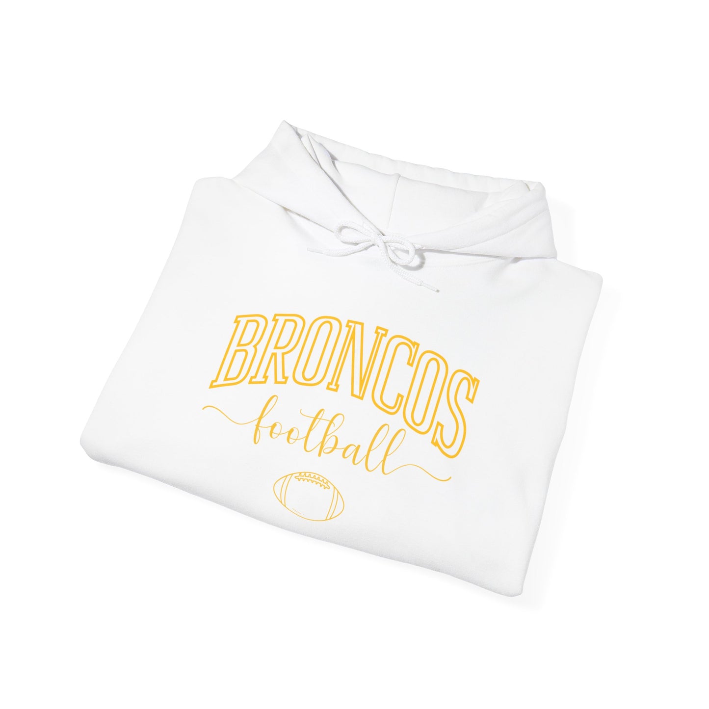 Broncos Customized Football Hooded Sweatshirt - Adult
